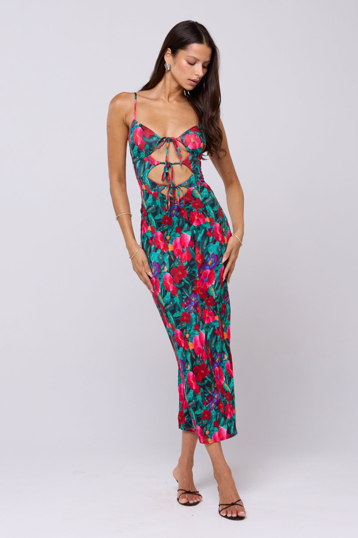 This is an image of Summer Dress in Resort - RESA featuring a model wearing the dress