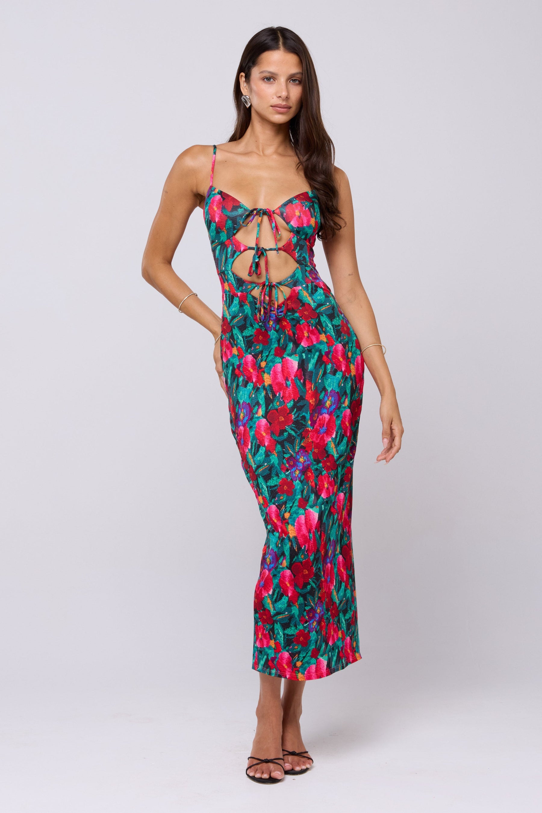 This is an image of Summer Dress in Resort - RESA featuring a model wearing the dress