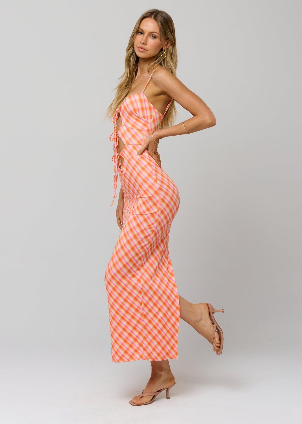 resa ashley midi dress Berri Midi Dress in Sorbet XL / Sorbet