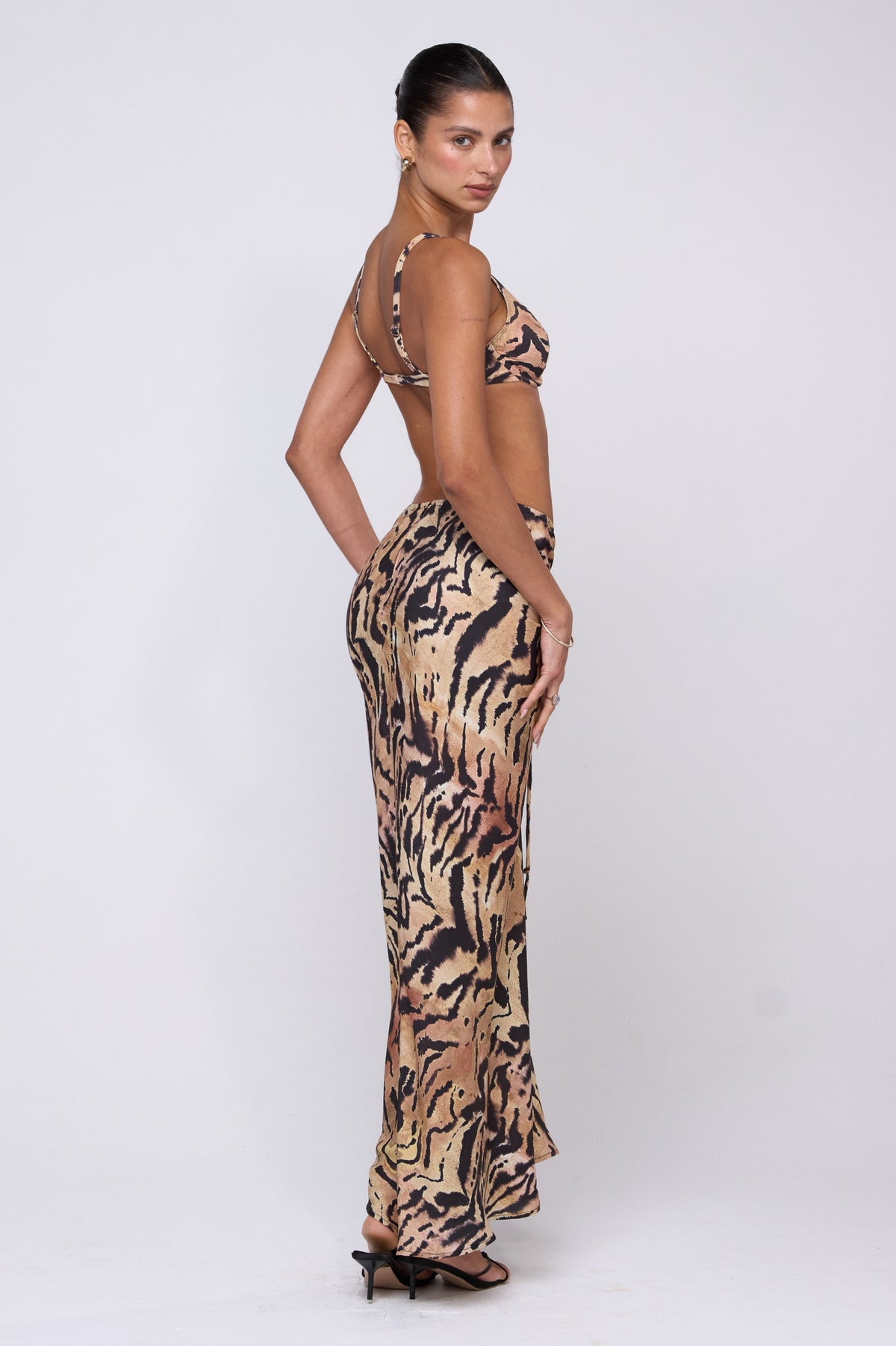 This is an image of Ziggy Skirt in Zara - RESA featuring a model wearing the dress