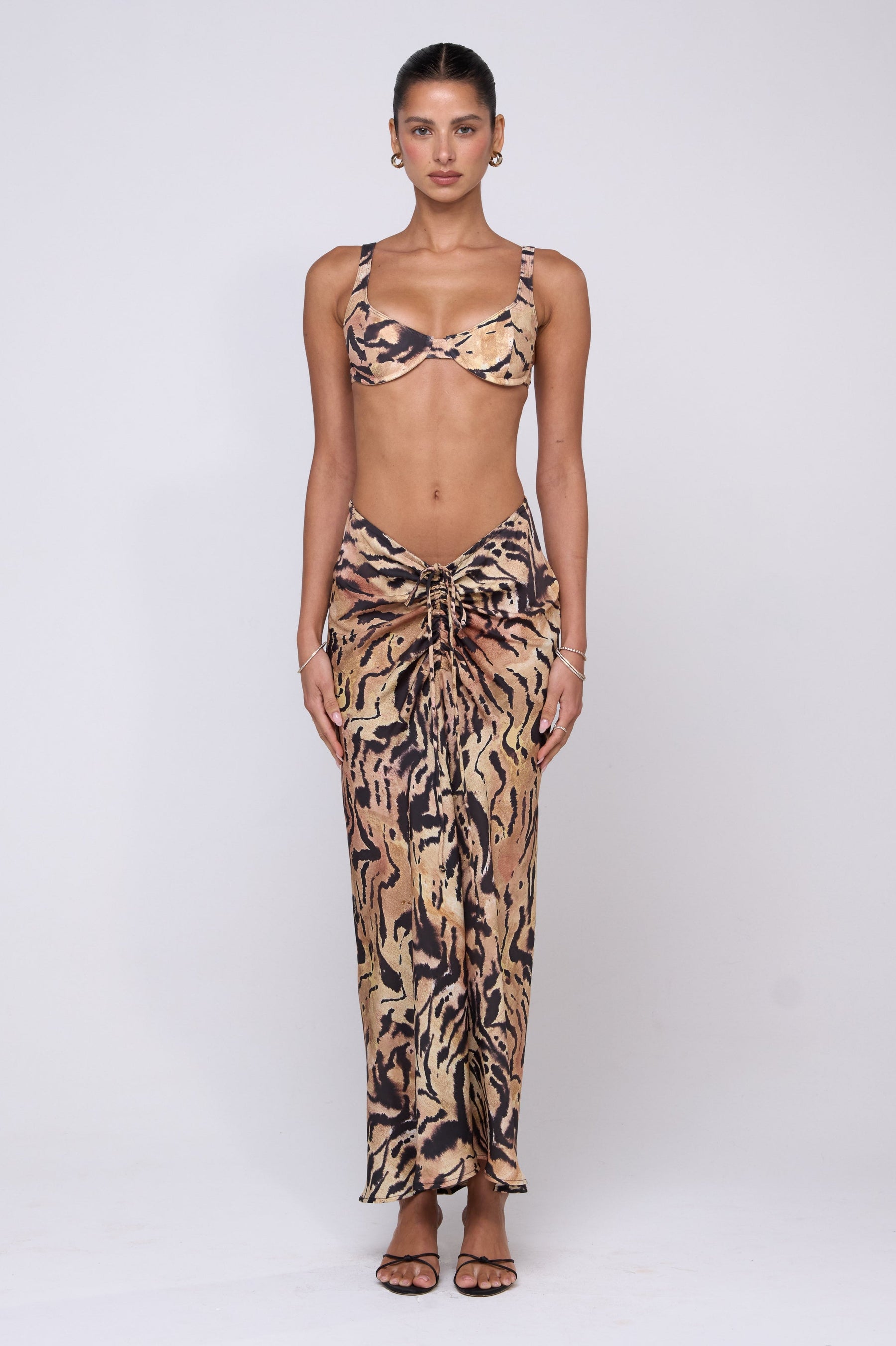 This is an image of Ziggy Skirt in Zara - RESA featuring a model wearing the dress
