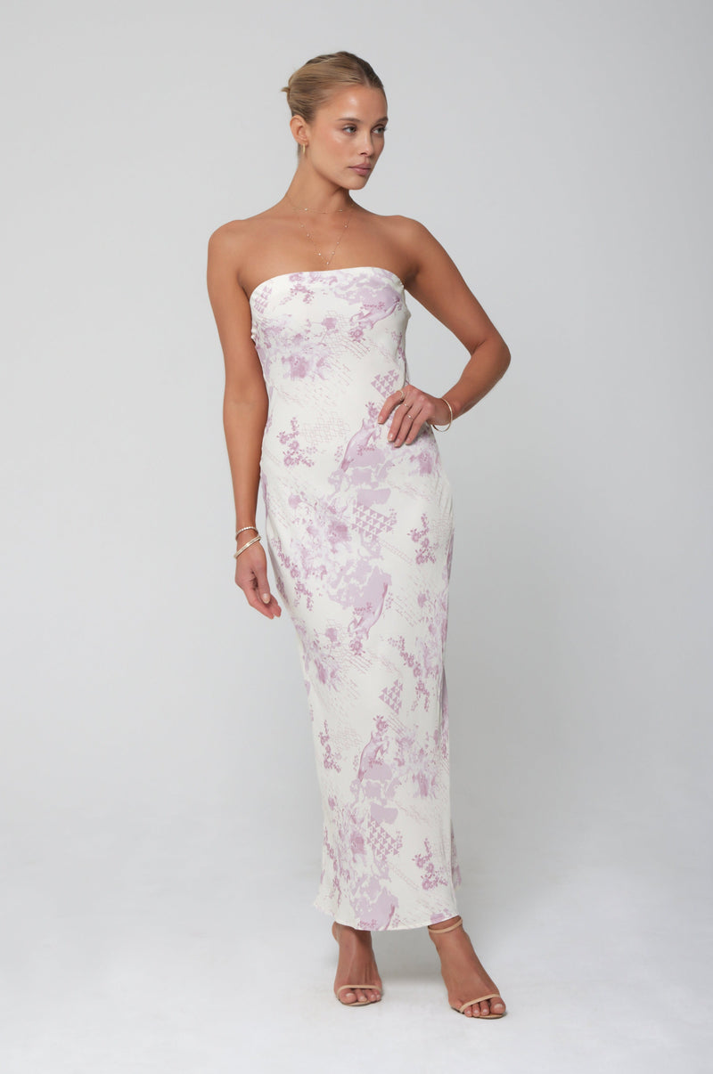 This is an image of Anna Slip in Florence - RESA featuring a model wearing the dress
