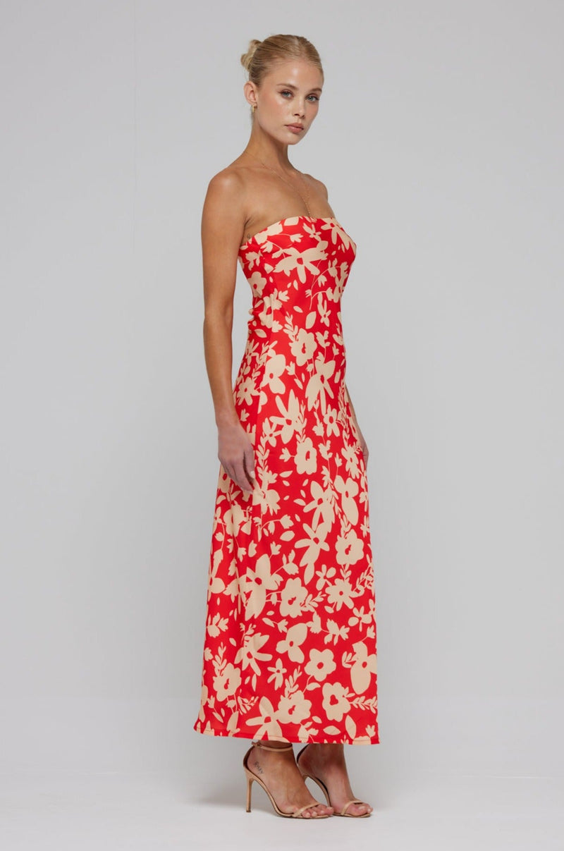 This is an image of Anna Slip in Frida - RESA featuring a model wearing the dress