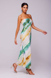 This is an image of Anna Slip in Gaia - RESA featuring a model wearing the dress