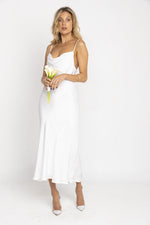 This is an image of Berri Slip - RESA featuring a model wearing the dress