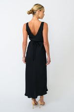 This is an image of Charlie Dress in Black - RESA featuring a model wearing the dress
