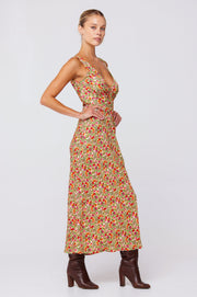 This is an image of Charlie Dress in Fleetwood - RESA featuring a model wearing the dress