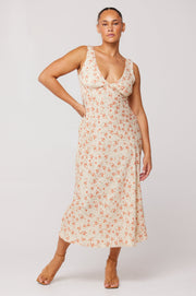 This is an image of Charlie Dress in Wildflower - RESA featuring a model wearing the dress