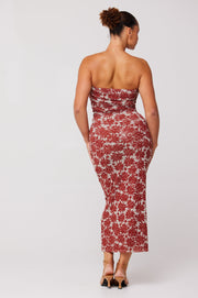 This is an image of Clyde Mesh Skirt in Dolce - RESA featuring a model wearing the dress