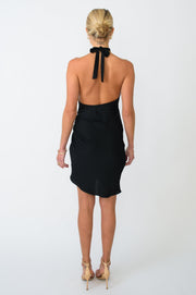 This is an image of Diana Dress in Black - RESA featuring a model wearing the dress