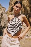 This is an image of Dixie Top in Tigris - RESA featuring a model wearing the dress