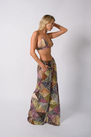 This is an image of Emma Top in Kush - RESA featuring a model wearing the dress