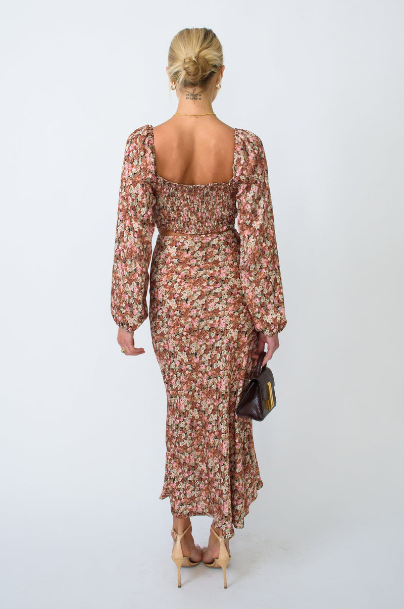 This is an image of Everly Blouse in Brixton - RESA featuring a model wearing the dress