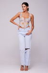 This is an image of Gigi Corset in Versailles - RESA featuring a model wearing the dress