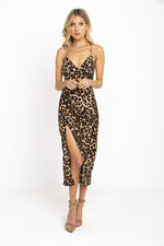 This is an image of Harper Slip Dress - RESA featuring a model wearing the dress
