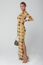 This is an image of Holly Maxi in Stormi - RESA featuring a model wearing the dress