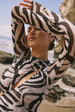 This is an image of Holly Maxi in Tigris - RESA featuring a model wearing the dress