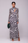 This is an image of Holly Maxi in Tigris - RESA featuring a model wearing the dress
