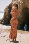 This is an image of Holly Maxi in Zion - RESA featuring a model wearing the dress
