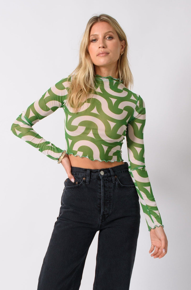 This is an image of Ida Top in Sublime - RESA featuring a model wearing the dress
