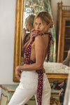 This is an image of Jane Top in Amore - RESA featuring a model wearing the dress