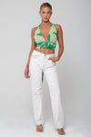 This is an image of Jane Top in Rico - RESA featuring a model wearing the dress