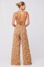 This is an image of Jilly Jumpsuit in Fleetwood - RESA featuring a model wearing the dress