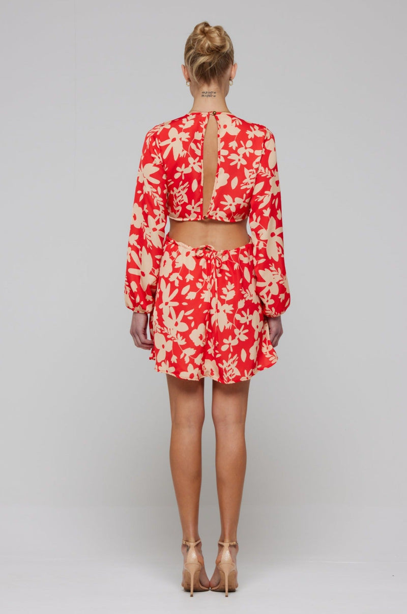 This is an image of Jojo Mini in Frida - RESA featuring a model wearing the dress