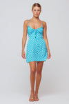 This is an image of Juniper Mini in Rio - RESA featuring a model wearing the dress