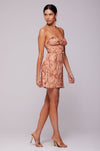 This is an image of Juniper Mini in Zion - RESA featuring a model wearing the dress