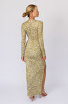 This is an image of Kate Knit Dress in Sardinia - RESA featuring a model wearing the dress
