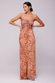 This is an image of Kirra Top in Zion - RESA featuring a model wearing the dress