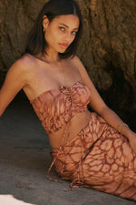 This is an image of Kirra Top in Zion - RESA featuring a model wearing the dress