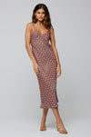 This is an image of Lily Slip in Cortez - RESA featuring a model wearing the dress