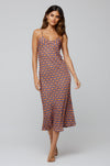 This is an image of Lily Slip in Cortez - RESA featuring a model wearing the dress