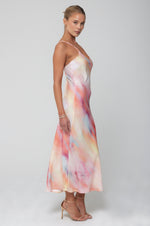 This is an image of Lily Slip in Soraya - RESA featuring a model wearing the dress