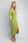 This is an image of Malia Cardigan Dress - RESA featuring a model wearing the dress