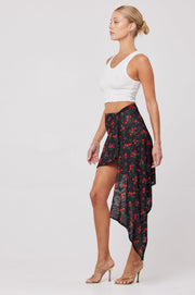 This is an image of Mila Skirt in Rosette - RESA featuring a model wearing the dress