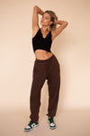 This is an image of Ozzy Tank in Black - RESA featuring a model wearing the dress