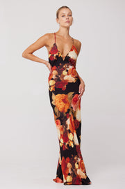 This is an image of Penelope Maxi in Muse - RESA featuring a model wearing the dress