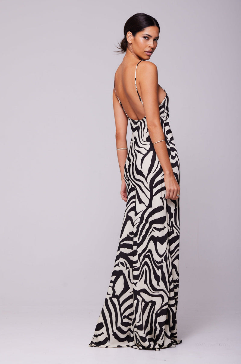 This is an image of Rose Maxi in Tigris - RESA featuring a model wearing the dress