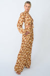 This is an image of Sasha Trouser in Ashland - RESA featuring a model wearing the dress