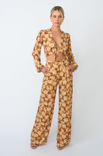 This is an image of Sasha Trouser in Ashland - RESA featuring a model wearing the dress