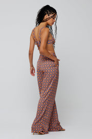 This is an image of Sasha Trouser in Cortez - RESA featuring a model wearing the dress