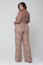 This is an image of Sasha Trouser in Dallas - RESA featuring a model wearing the dress