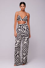 This is an image of Sasha Trouser in Tigris - RESA featuring a model wearing the dress