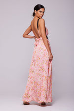 This is an image of Selena Dress in Jasmine - RESA featuring a model wearing the dress