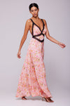 This is an image of Selena Dress in Jasmine - RESA featuring a model wearing the dress