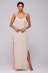 This is an image of Sohni Dress in Natural - RESA featuring a model wearing the dress