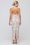 This is an image of Sophia Midi in Oahu - RESA featuring a model wearing the dress